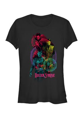 Marvel Women's Three Stranges Graphic T-Shirt, Black, XXL