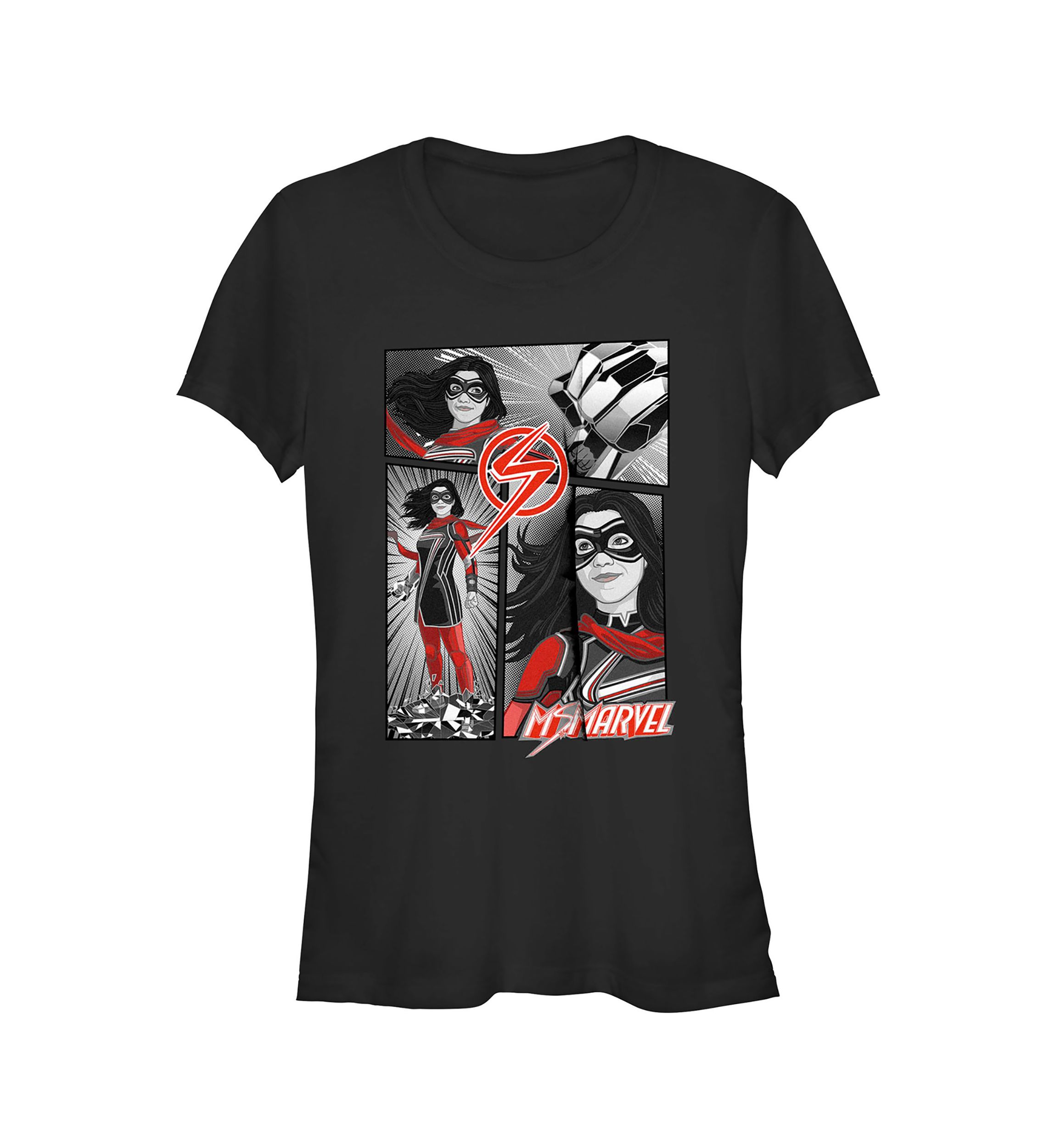Ms Marvel Panel Graphic T-Shirt