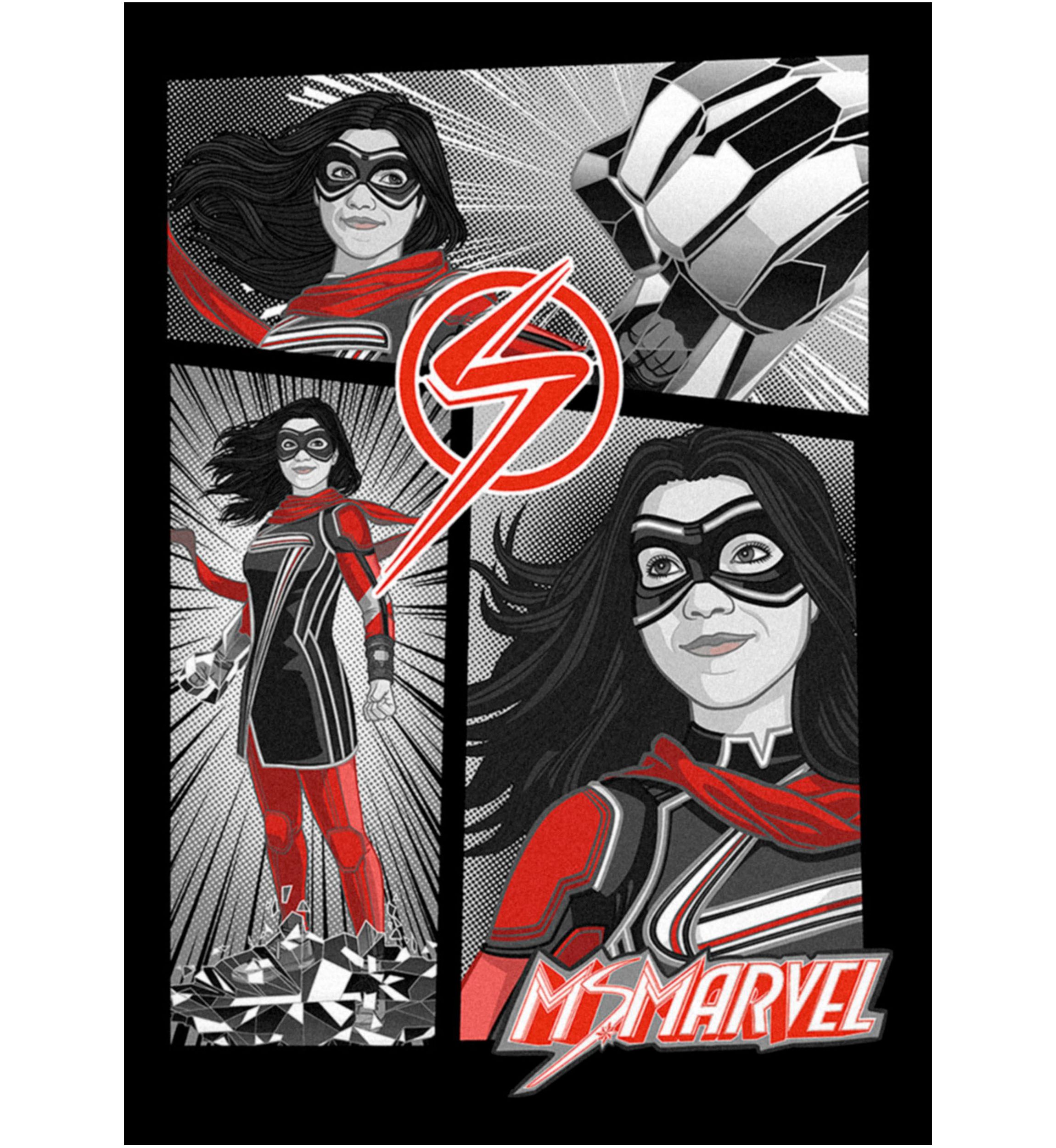 Ms Marvel Panel Graphic T-Shirt
