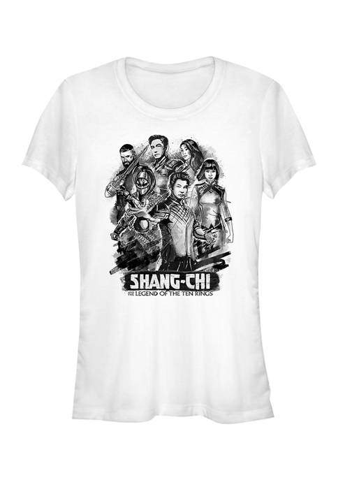 Marvel Likeness Shang-Chi Ink Group Graphic T-Shirt