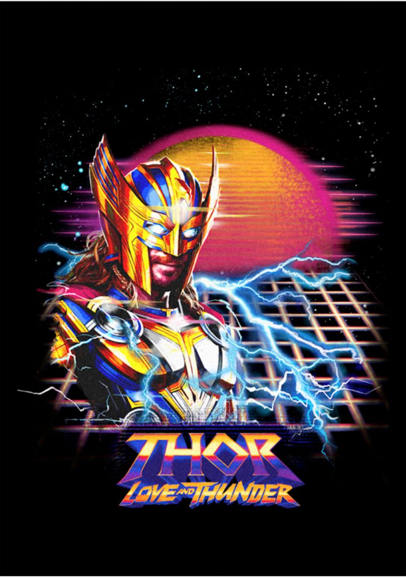 Synthwave Sunset Graphic T-Shirt