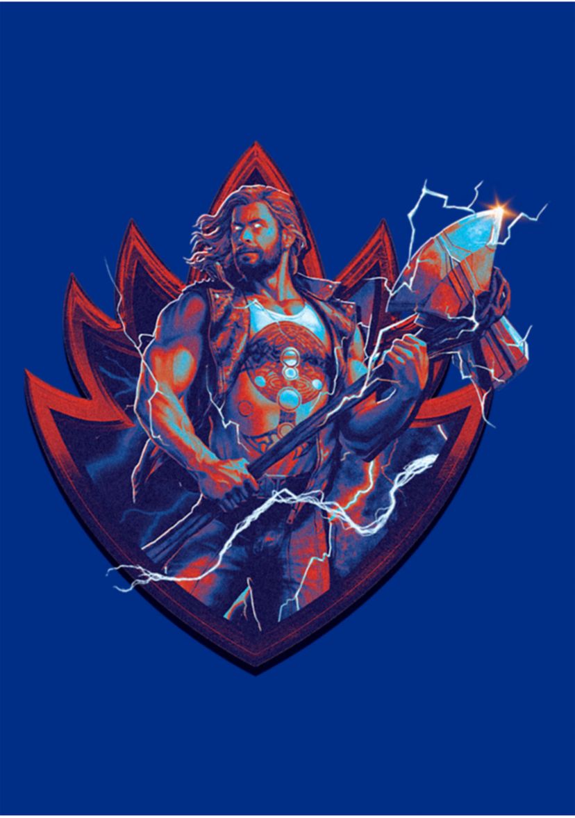 Guardian Thor Badge Graphic T-Shirt