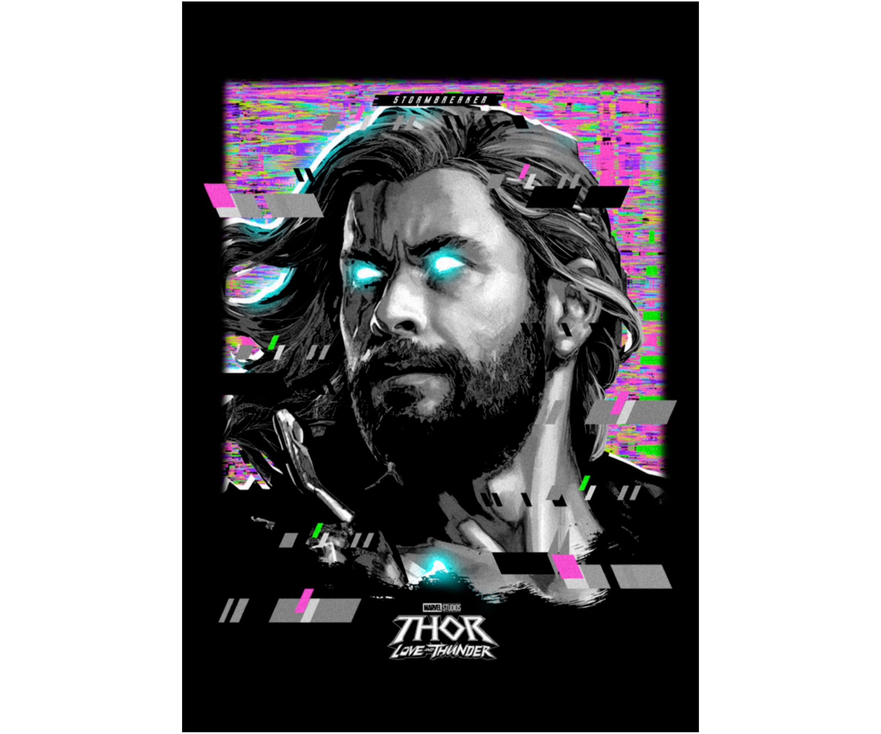 Glitch Thor Graphic T-Shirt