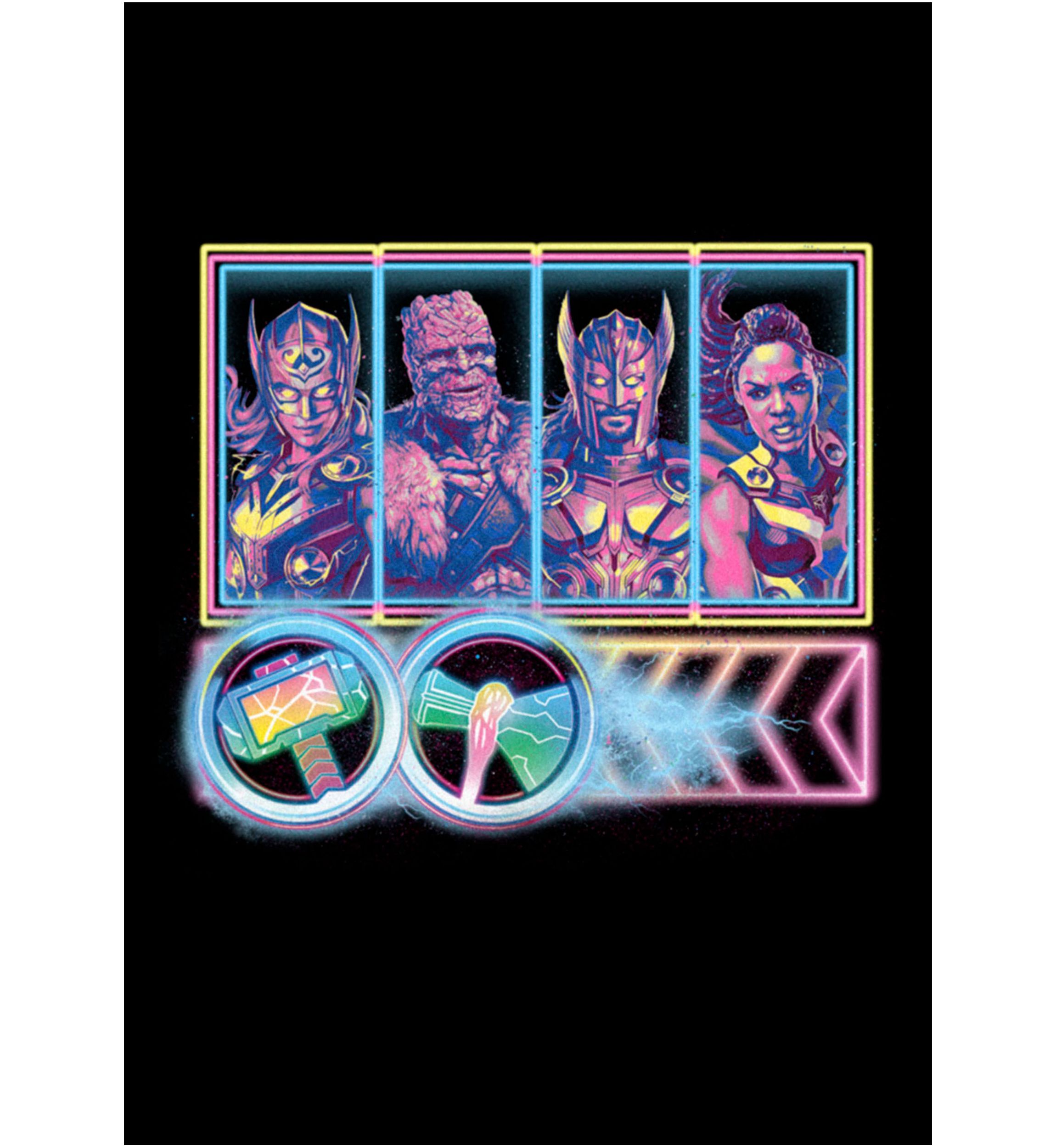 Neon Thunder Love Graphic T-Shirt
