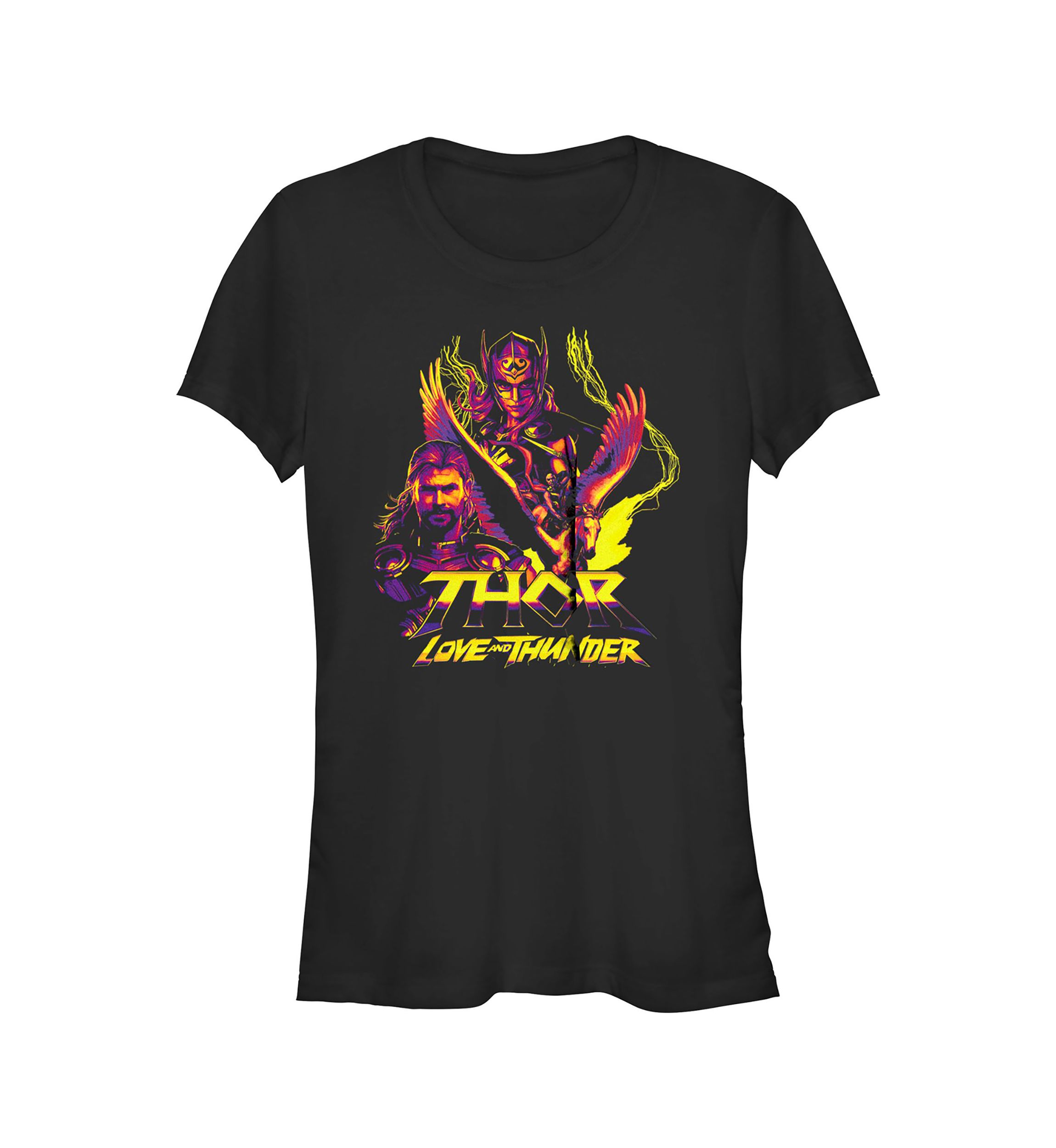 Thunder Character Pyramid Graphic T-Shirt