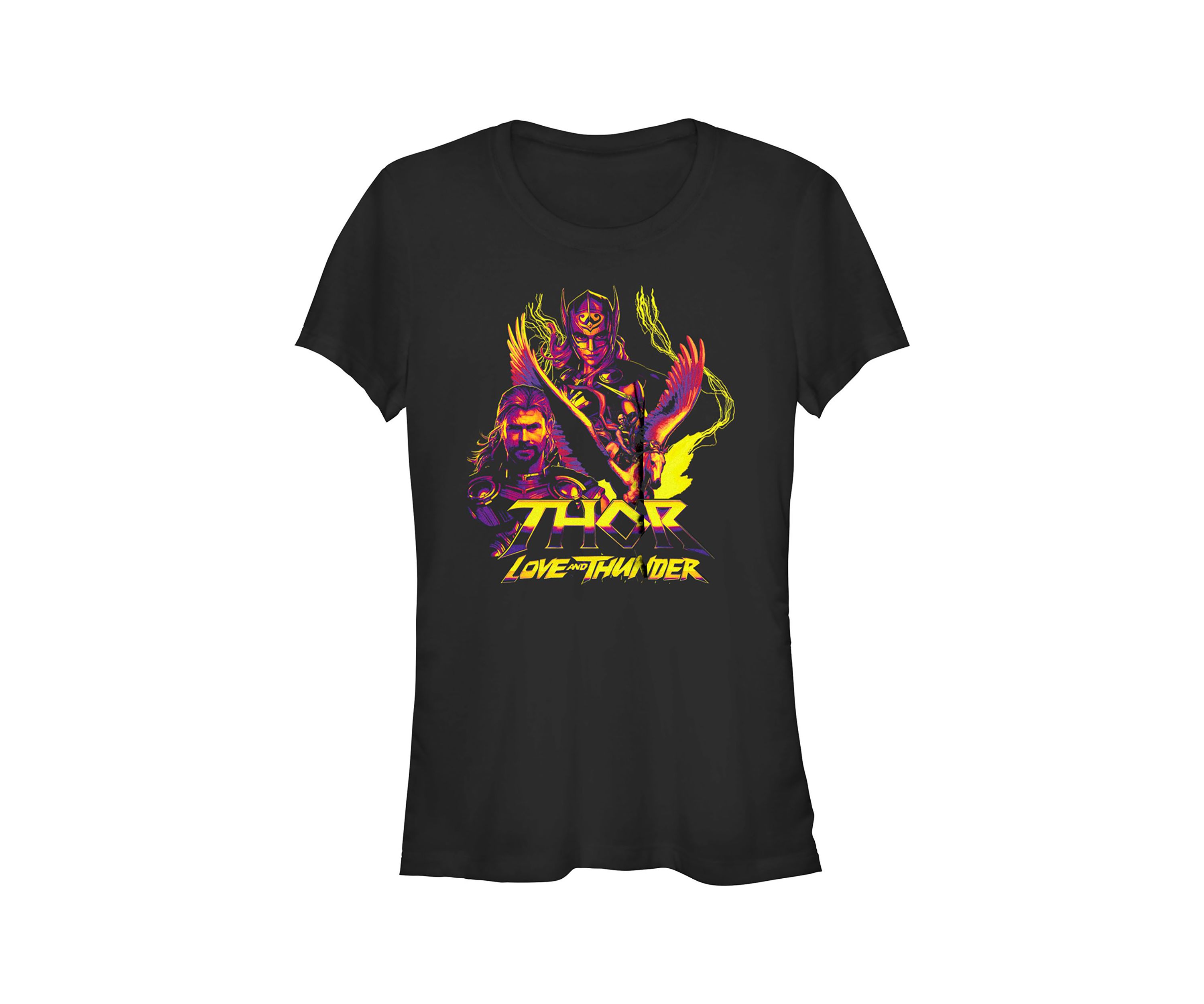 Thunder Character Pyramid Graphic T-Shirt