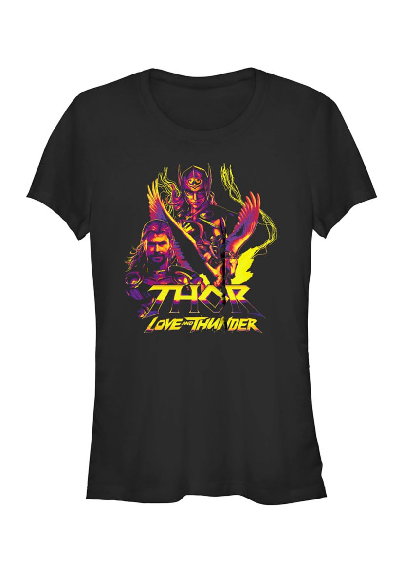 Thunder Character Pyramid Graphic T-Shirt