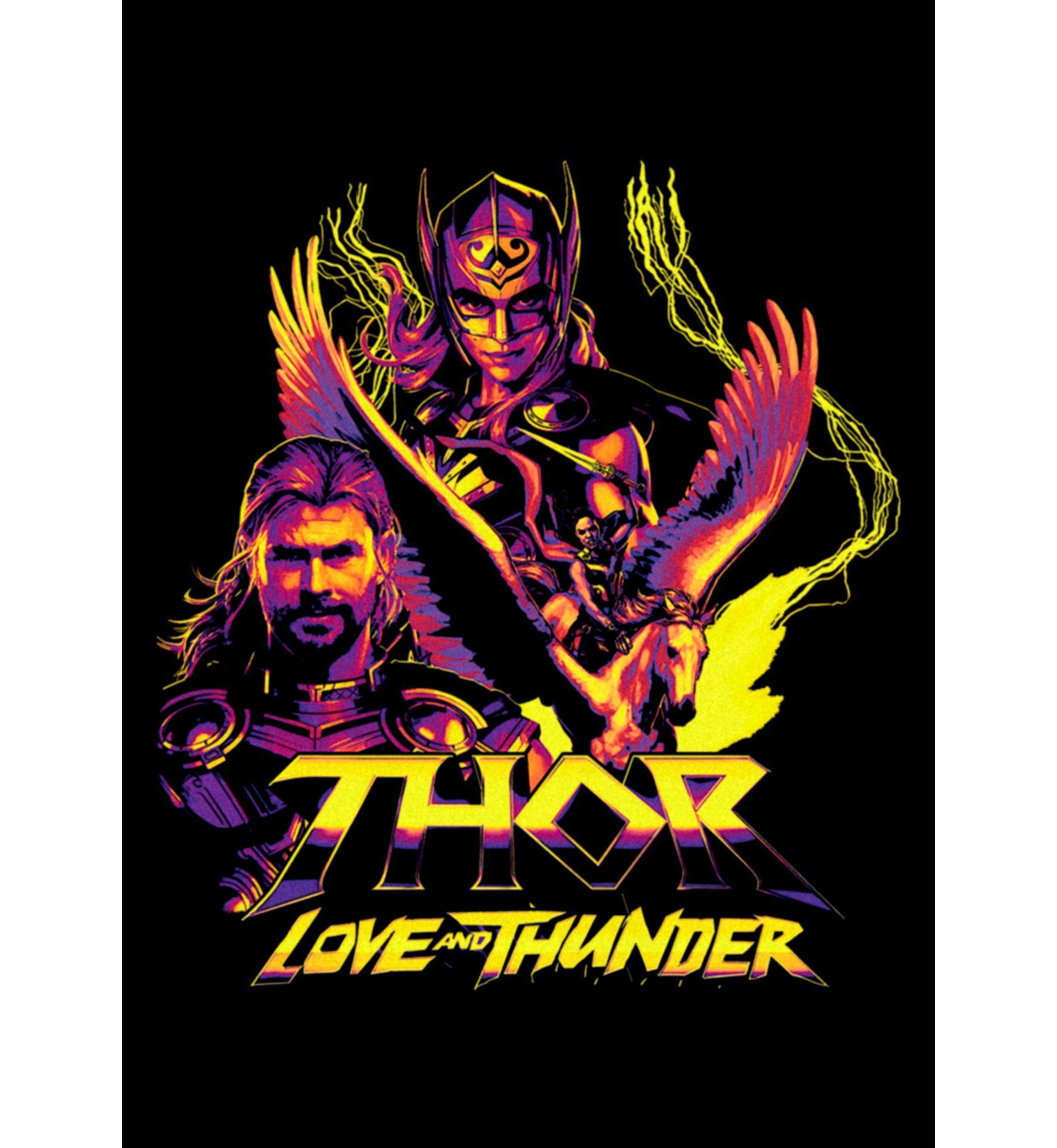 Thunder Character Pyramid Graphic T-Shirt