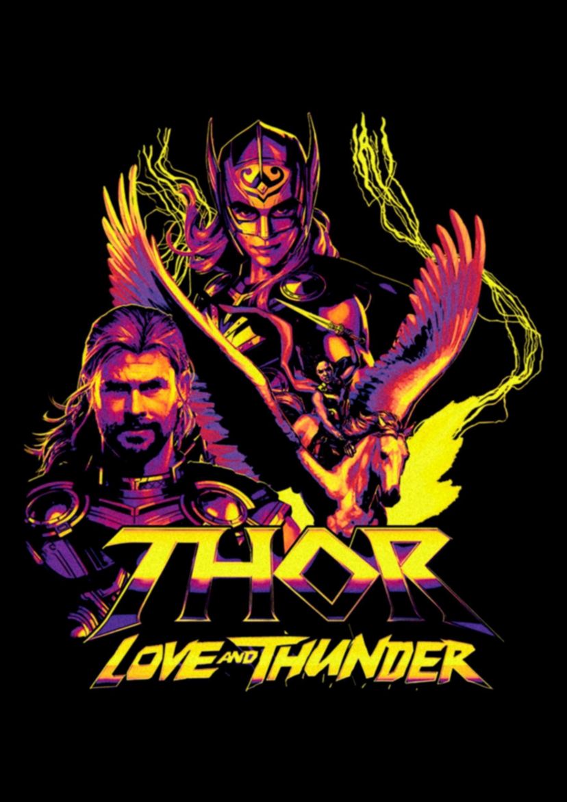 Thunder Character Pyramid Graphic T-Shirt