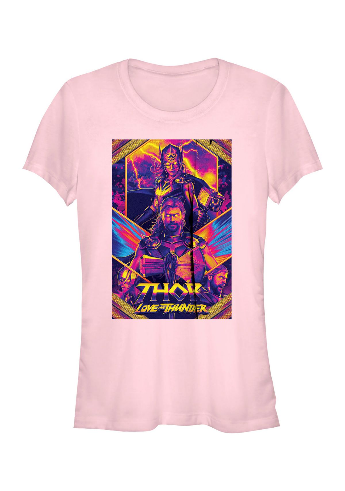 Neon Poster Graphic T-Shirt