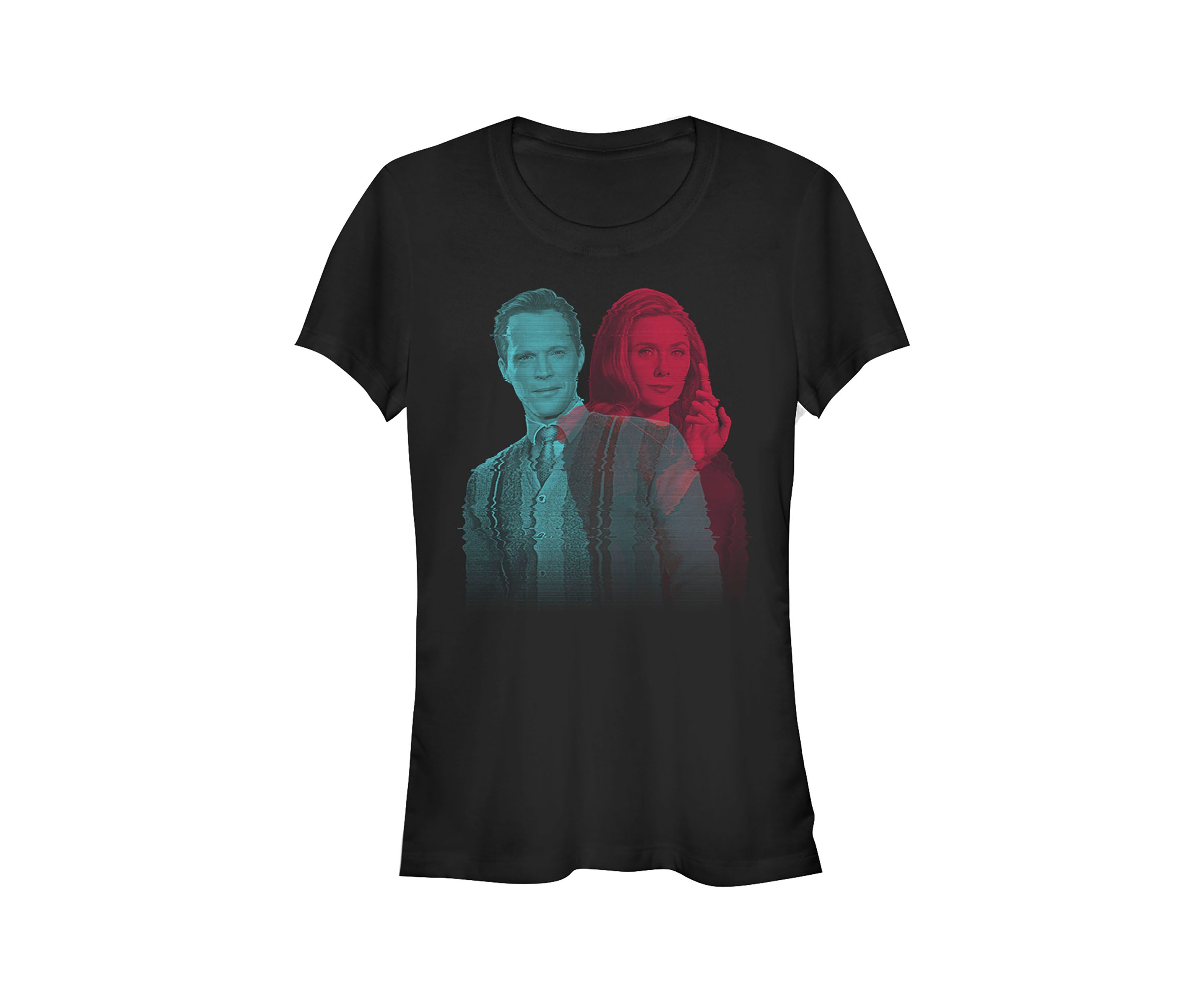 Juniors  GLITCHY OVERLAY  T-Shirt