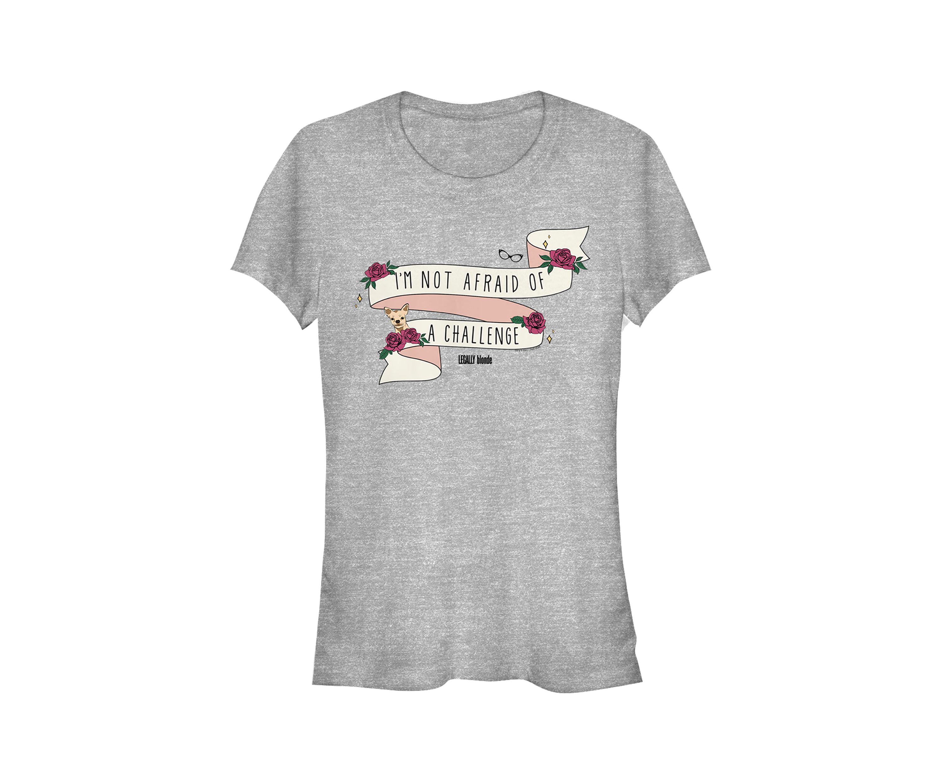  Juniors Challenge Ribbon Graphic T-Shirt 