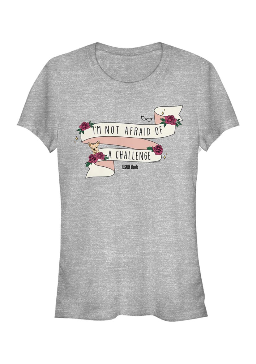  Juniors Challenge Ribbon Graphic T-Shirt 