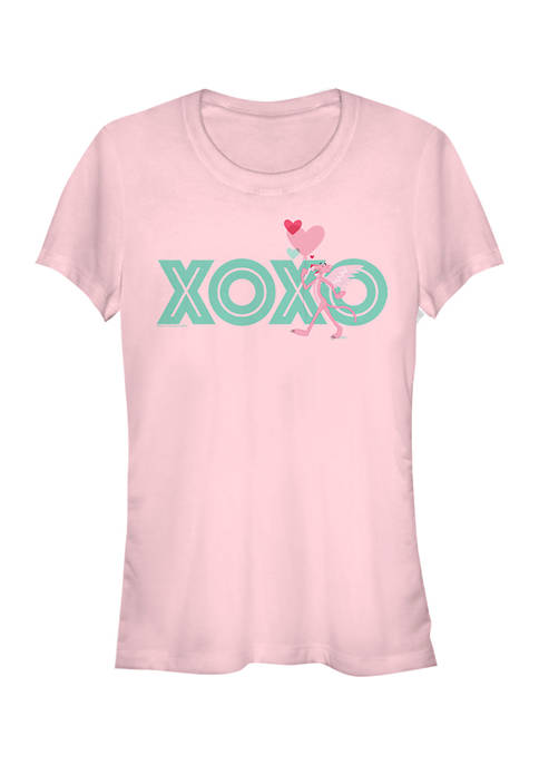 Pink Panther Juniors XOXO Panther T-Shirt