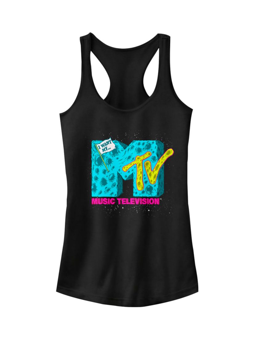 MTV Moon Landing Logo Racerback Graphic Tank | Belk