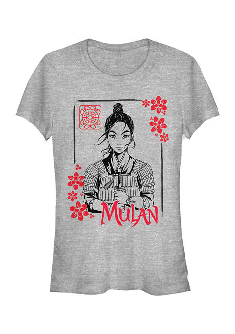 Disney® Juniors Ink Line Mulan Graphic T-Shirt