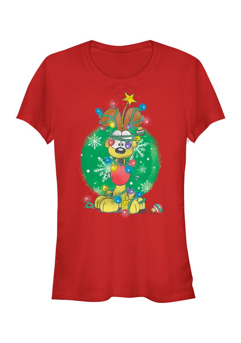 Juniors Odie Lights T-Shirt