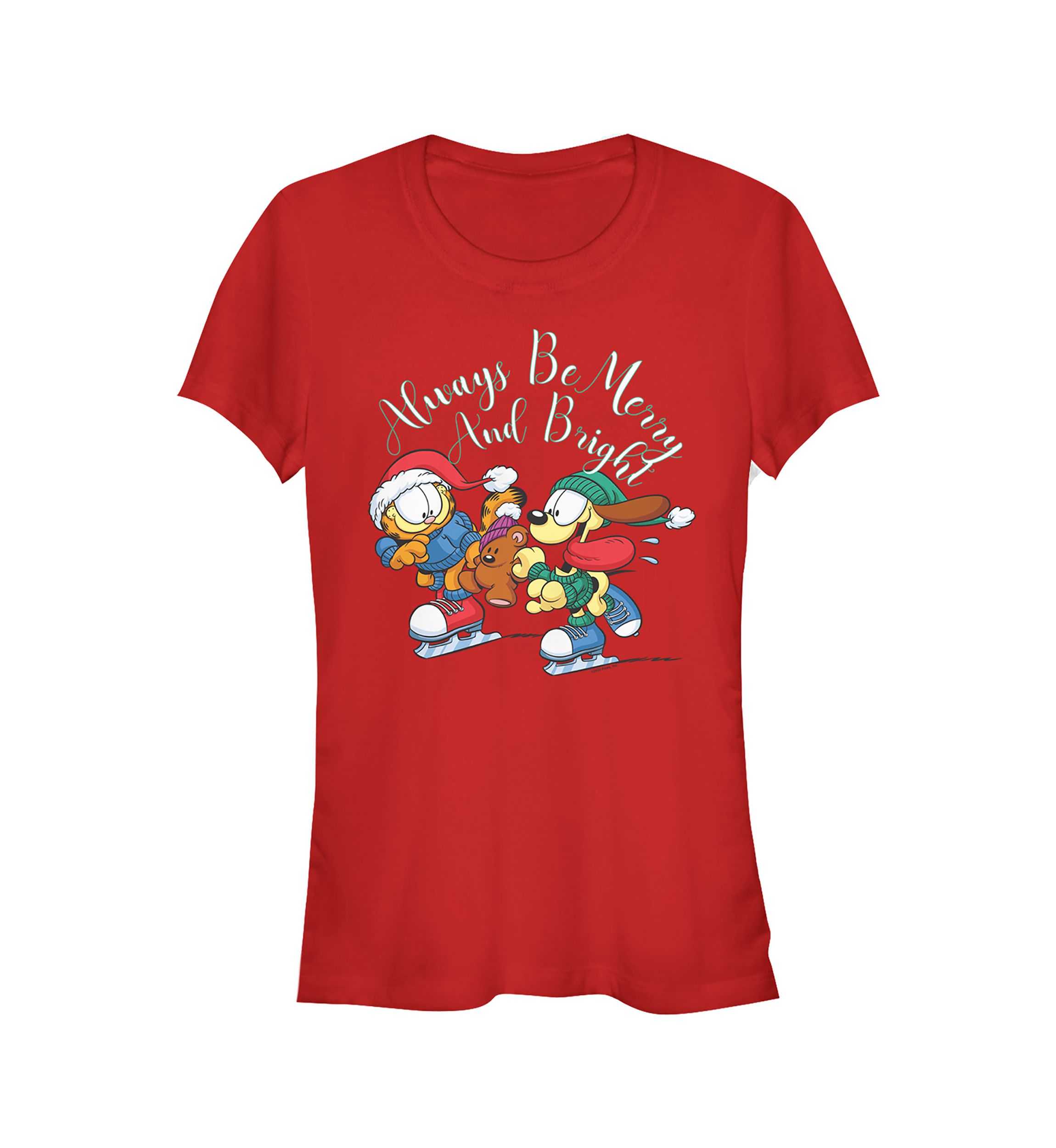Juniors Merry And Bright T-Shirt