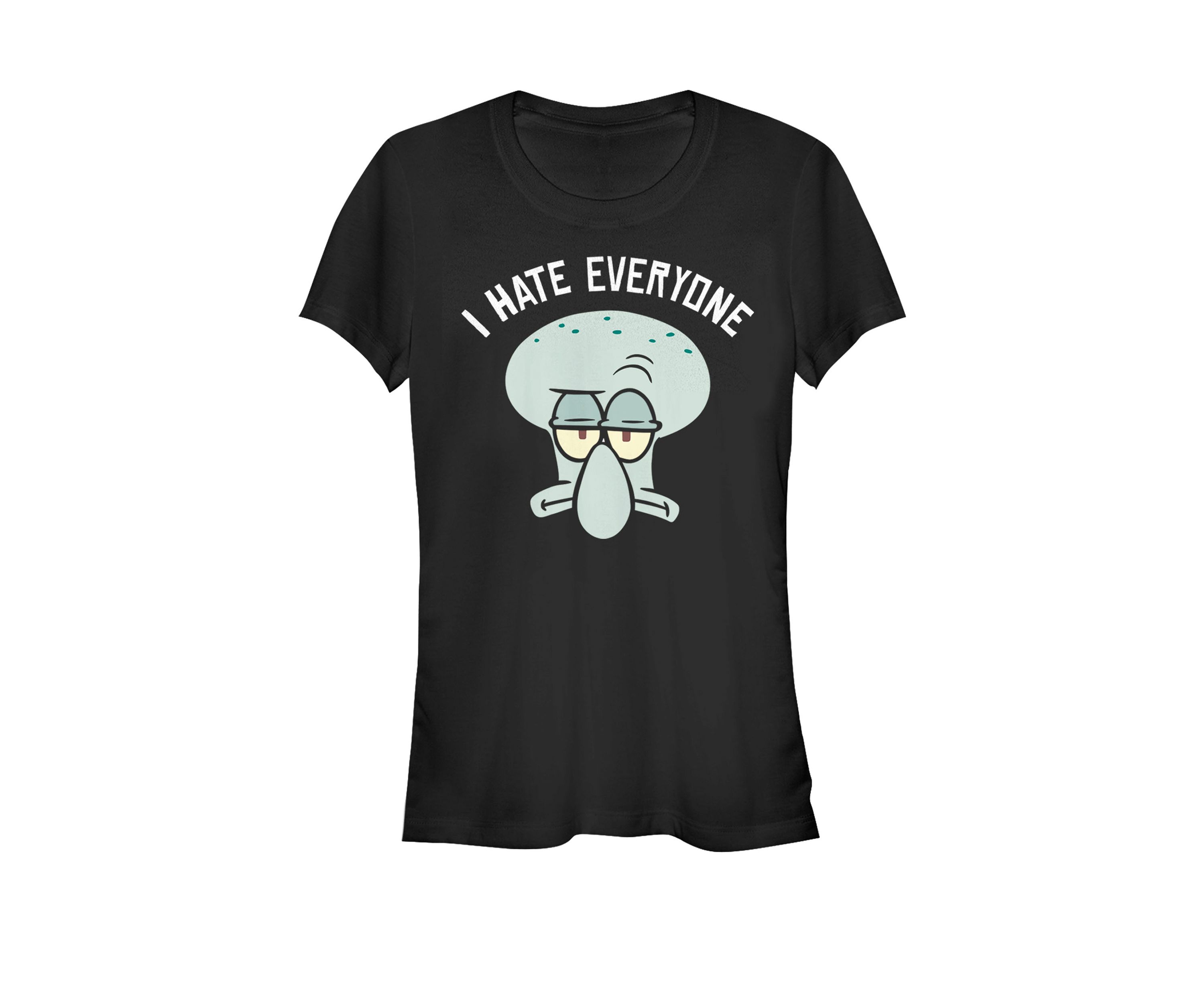 SpongeBob SquarePants Squidward I Hate Everyone Short Sleeve Graphic T-Shirt