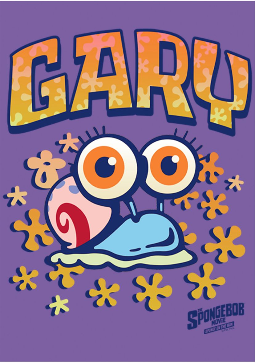 Spongebob Movie Baby Gary Graphic Top