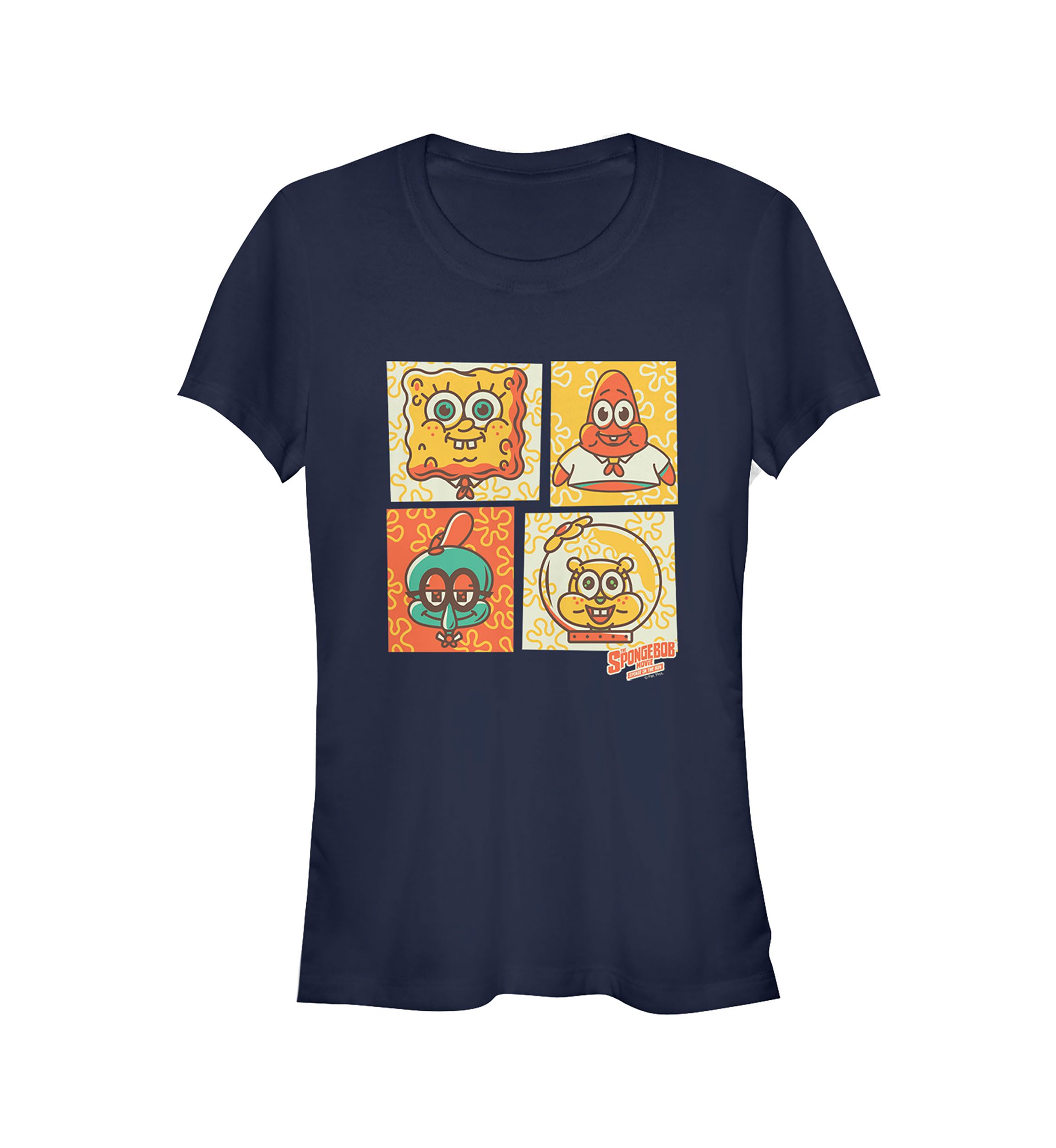 Spongebob Movie CUTE CHARACTER BOXUPS Graphic Top