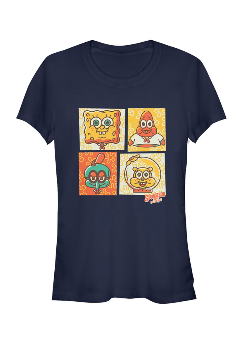 Spongebob Movie CUTE CHARACTER BOXUPS Graphic Top