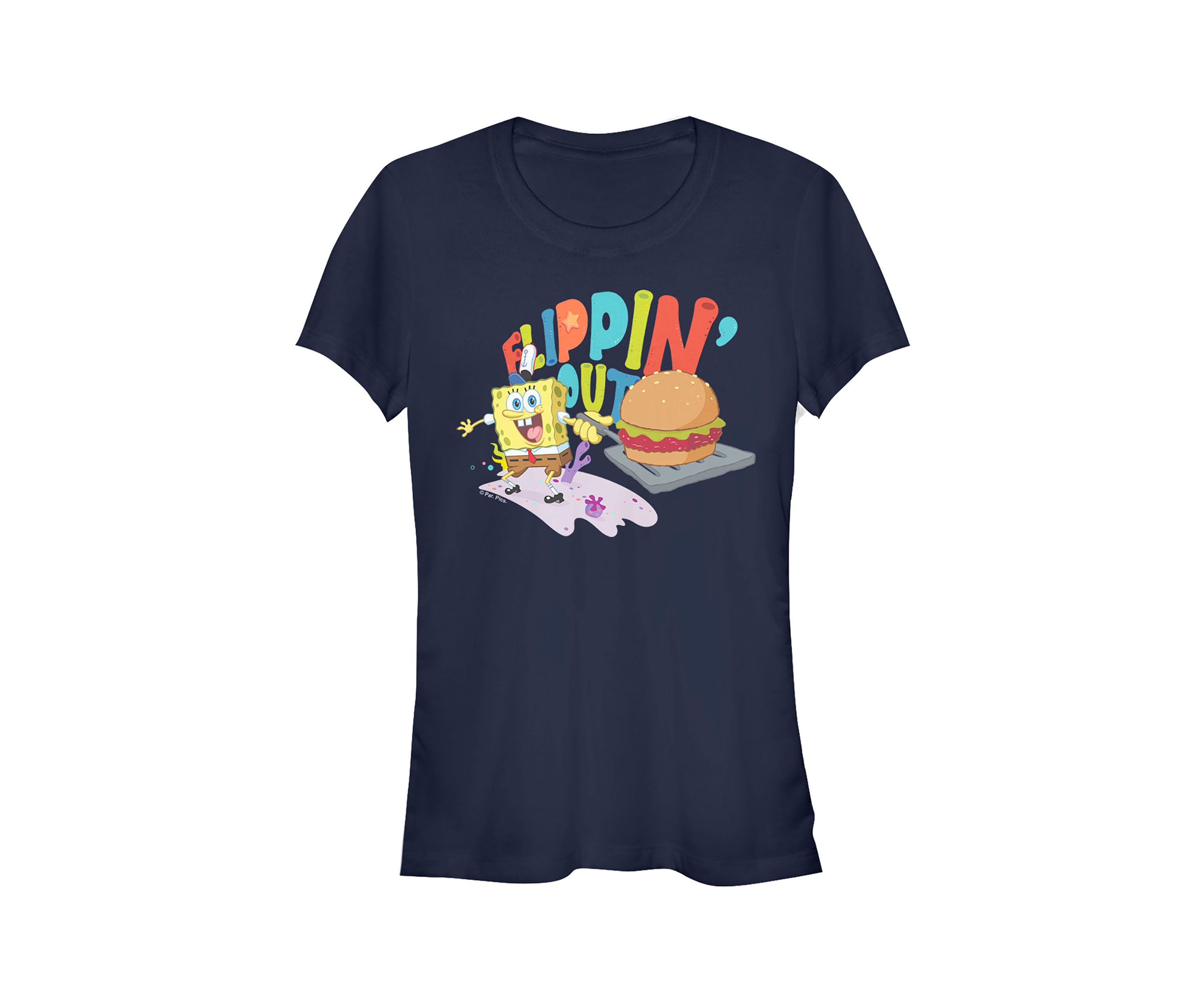 Spongebob Movie Flippin Out Graphic Top
