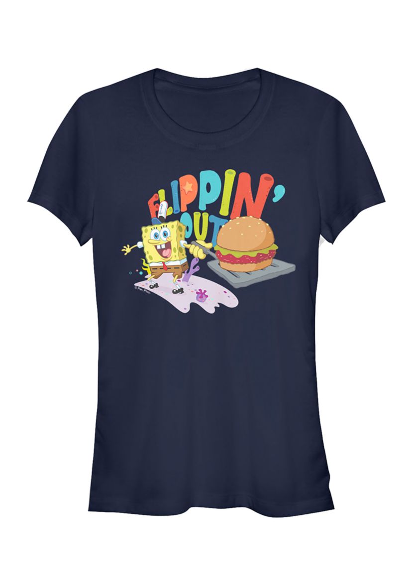 Spongebob Movie Flippin Out Graphic Top