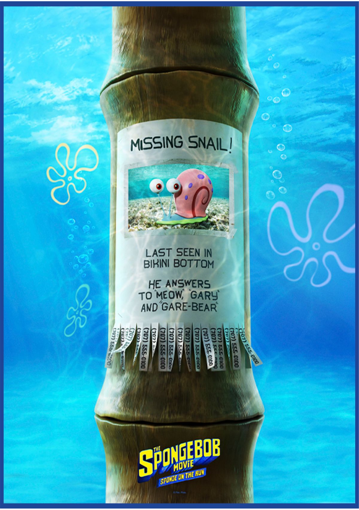 Spongebob Movie Missing Snail Graphic Top