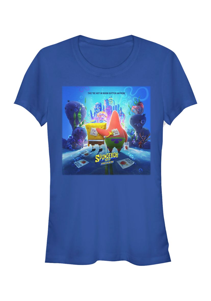 Spongebob Movie Spongebob Movie Poster Graphic Top