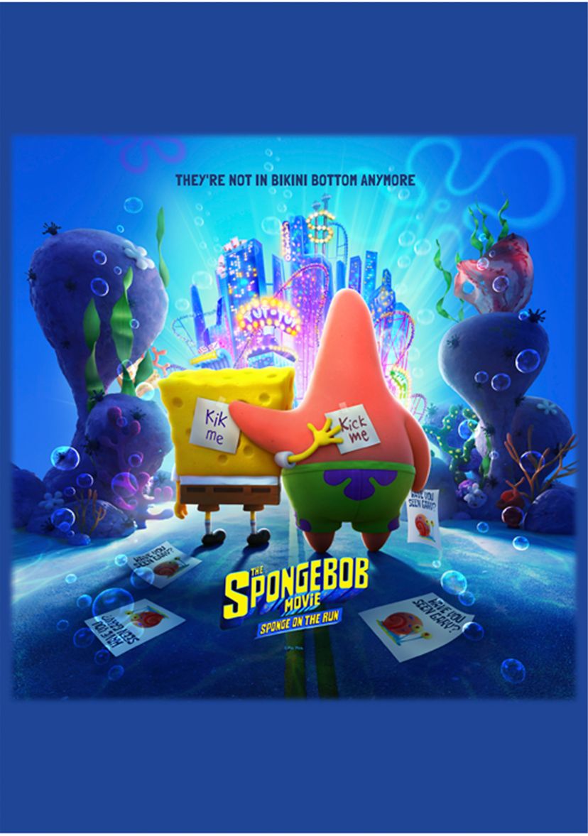 Spongebob Movie Spongebob Movie Poster Graphic Top