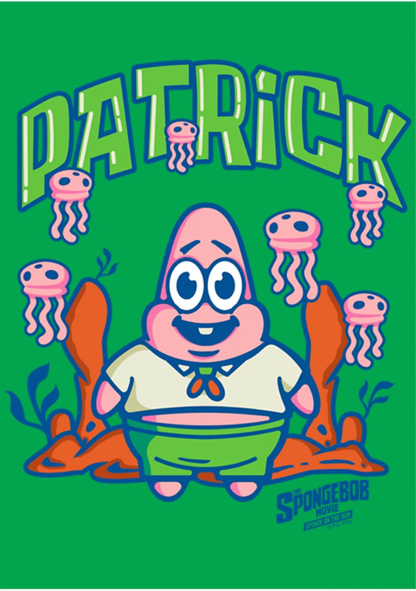 Spongebob Movie Kid Patrick Graphic Top