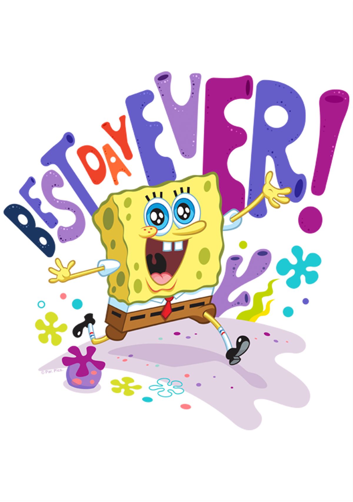 Spongebob Movie BEST DAY EVER Graphic Top