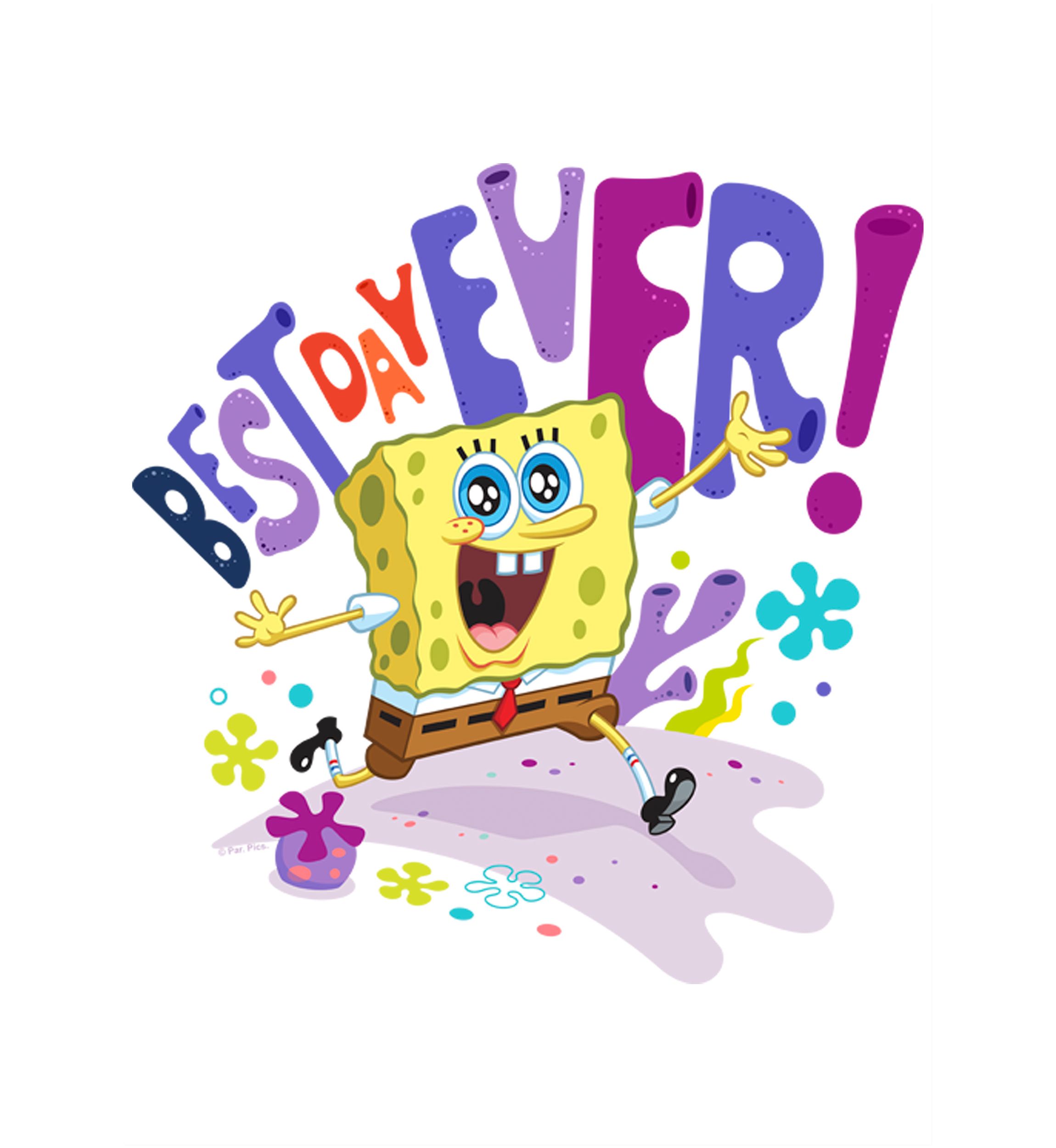 Spongebob Movie BEST DAY EVER Graphic Top