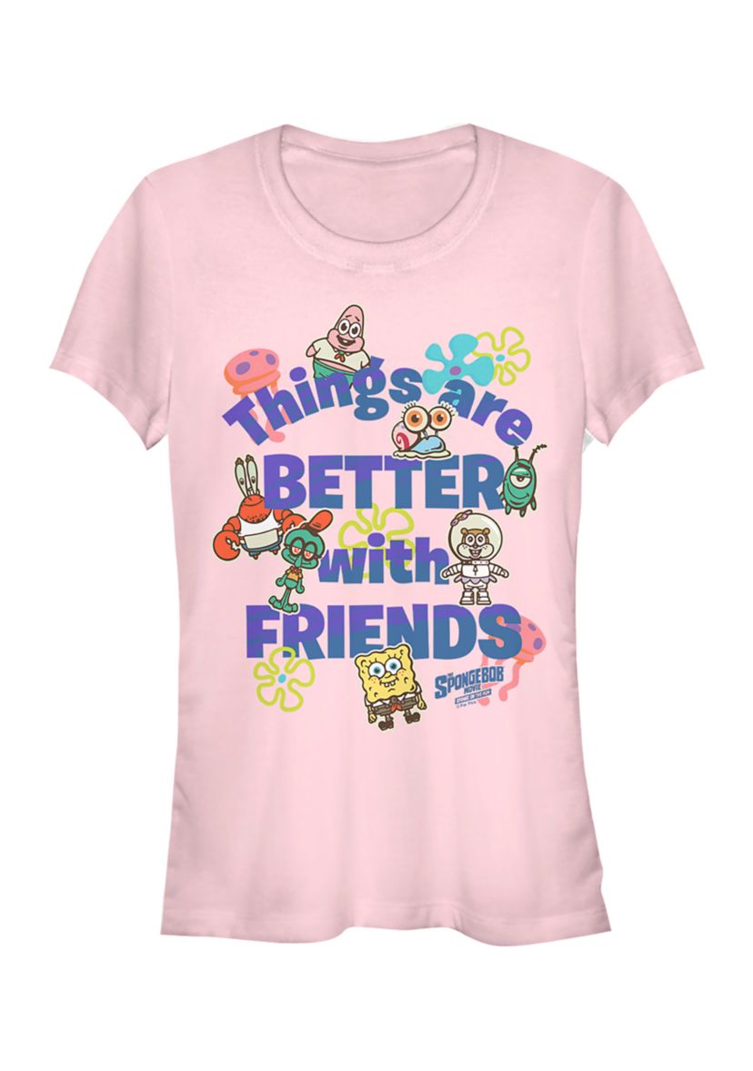 Spongebob Movie Friends patches Graphic Top