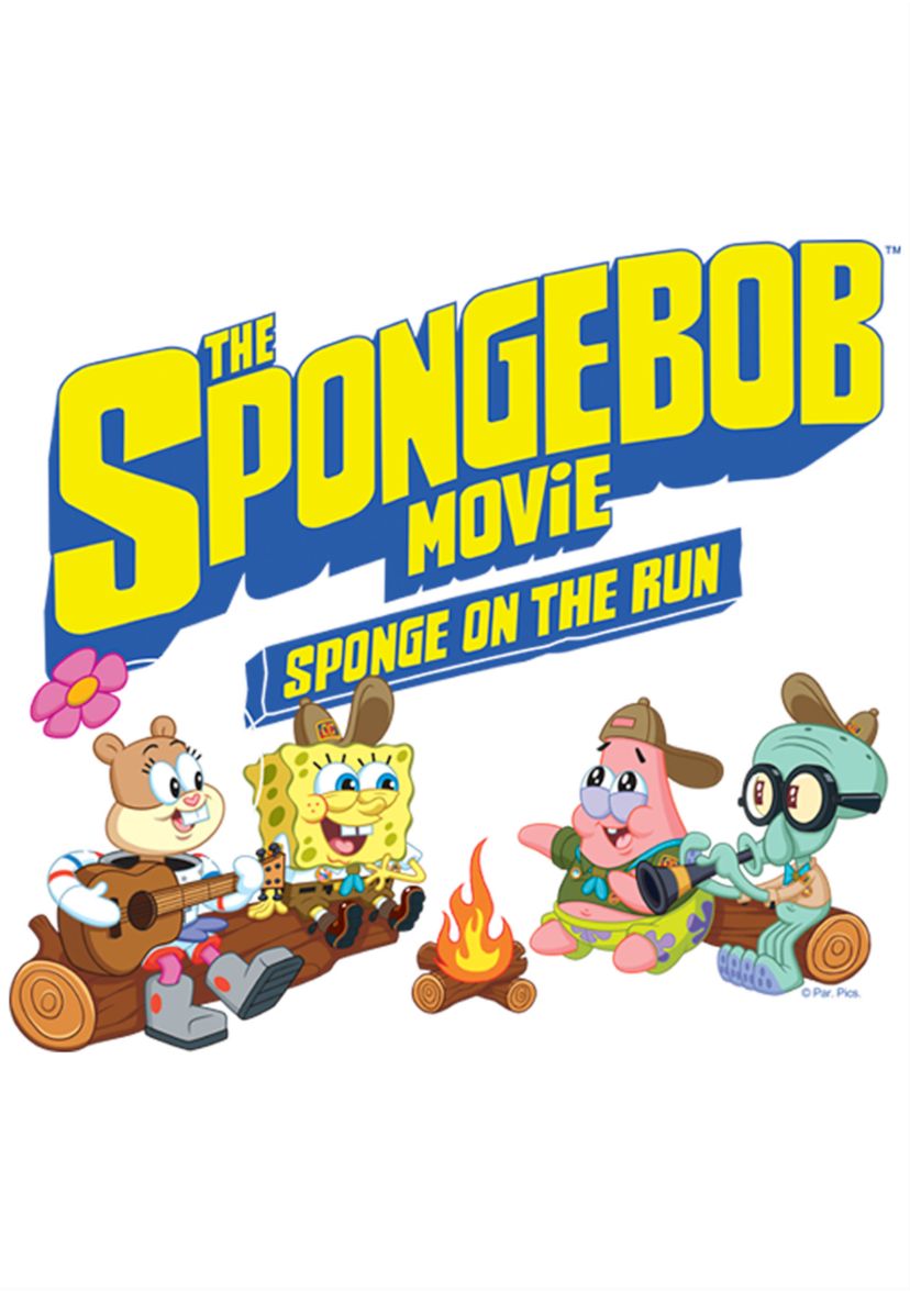 Spongebob Movie Spongebob Kids Movie Logo Graphic Top