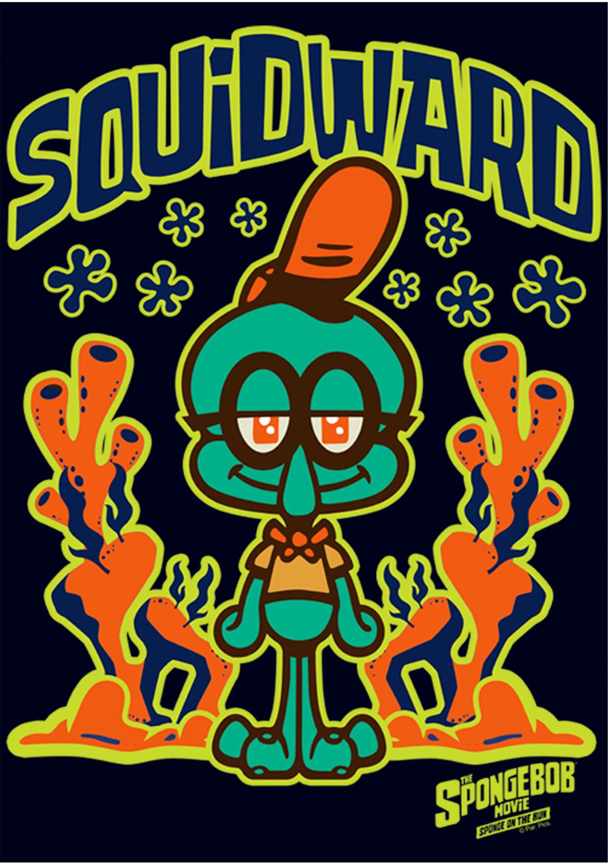 Spongebob Movie Kid Squidward Graphic Top