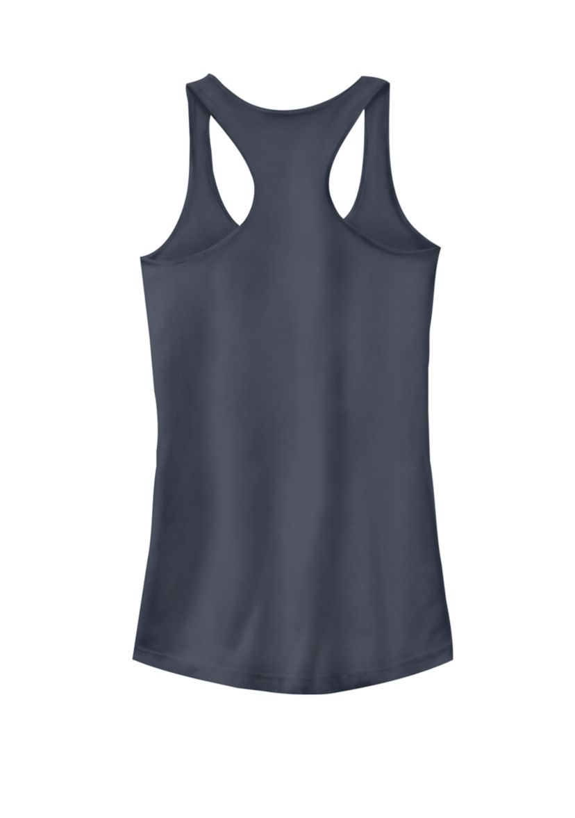 Group Portrait Fancy Script Racerback Graphic Tank