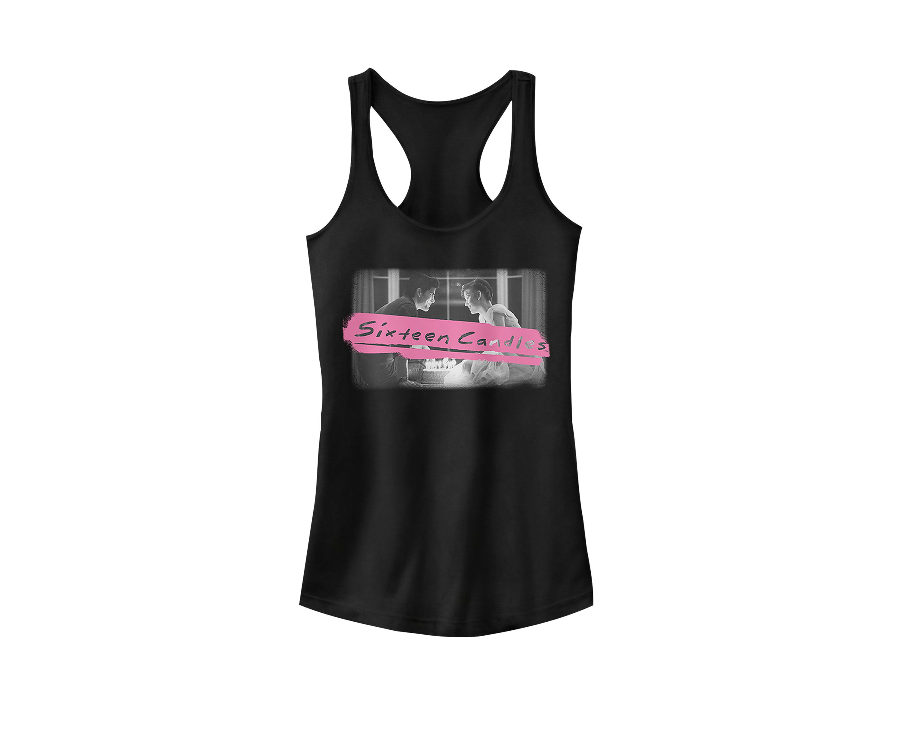 Birthday Cake Pink Logo Racerback Graphic Tank