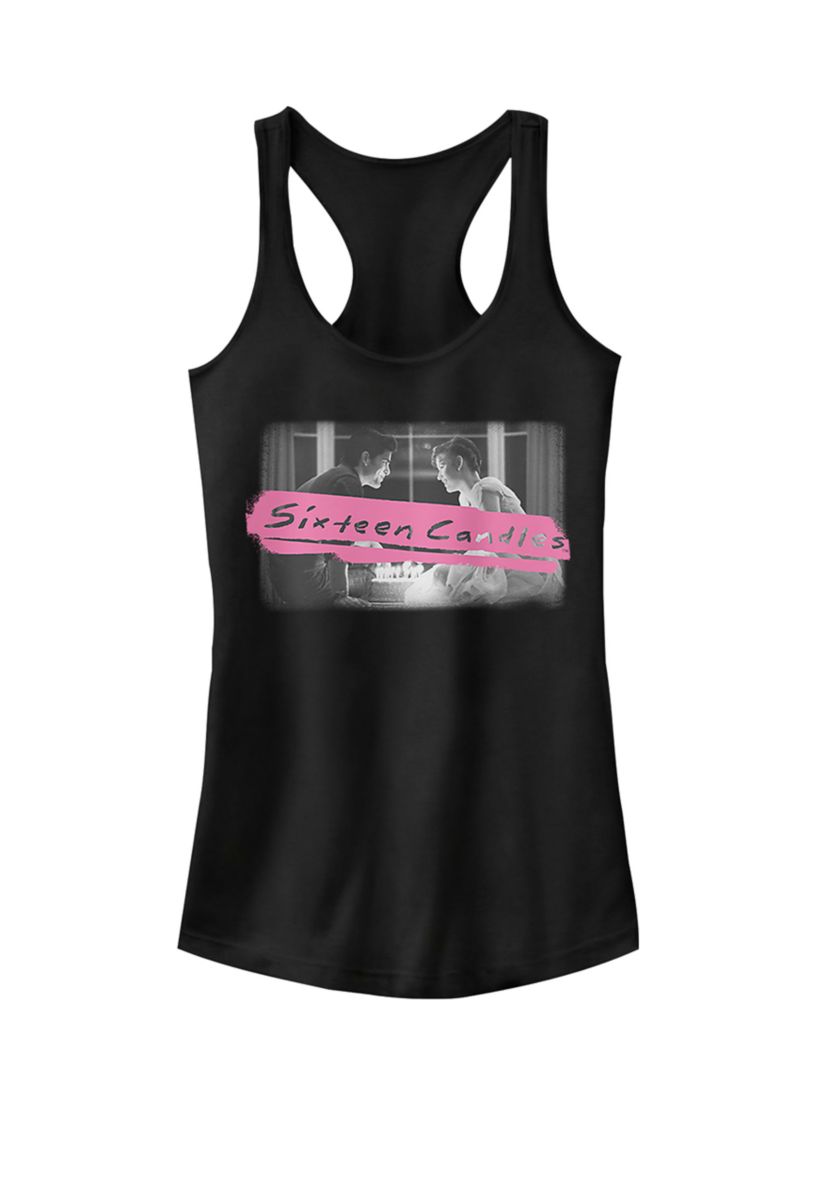Birthday Cake Pink Logo Racerback Graphic Tank