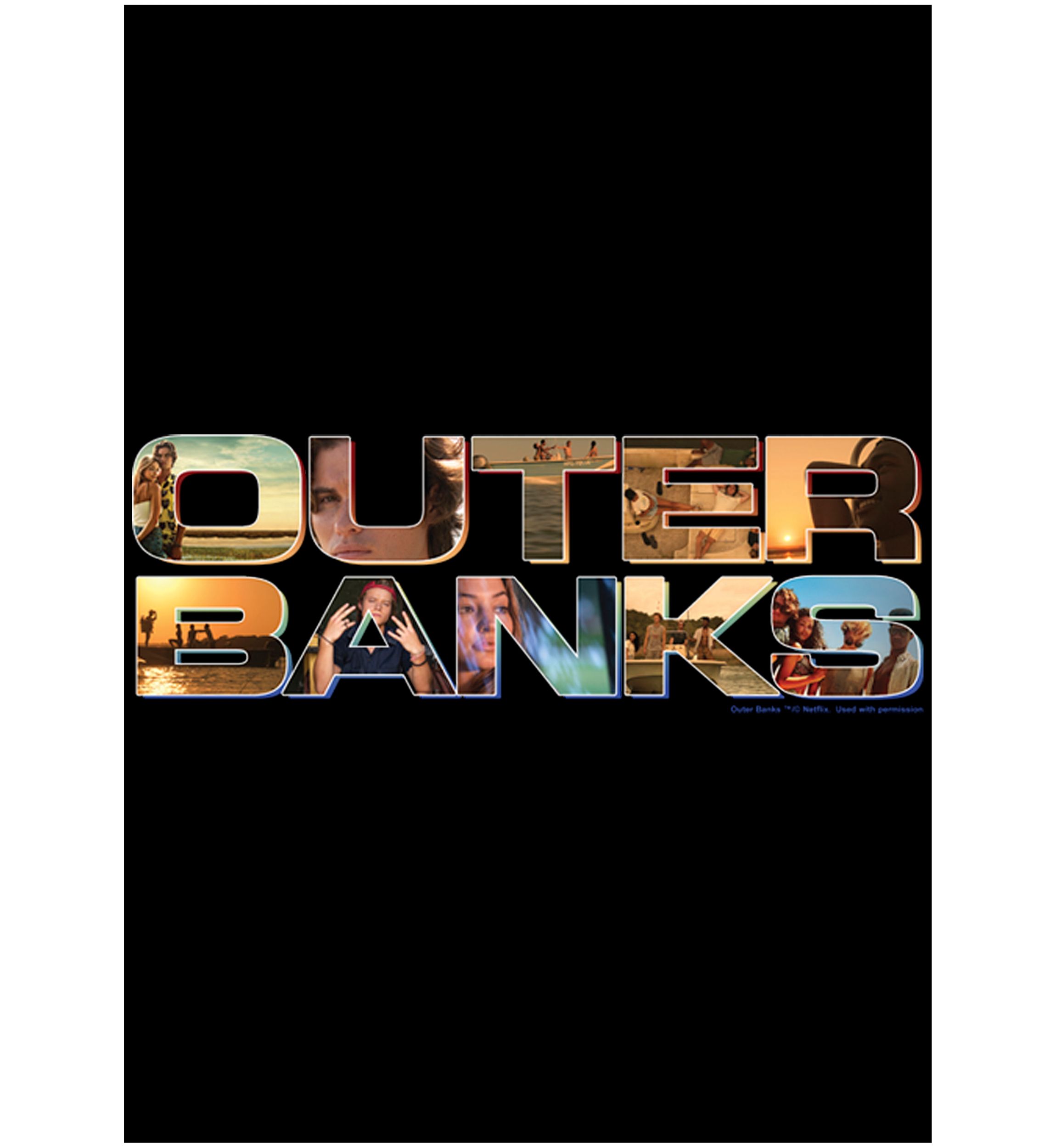 Outer Banks OBX Photo Logo Graphic Top