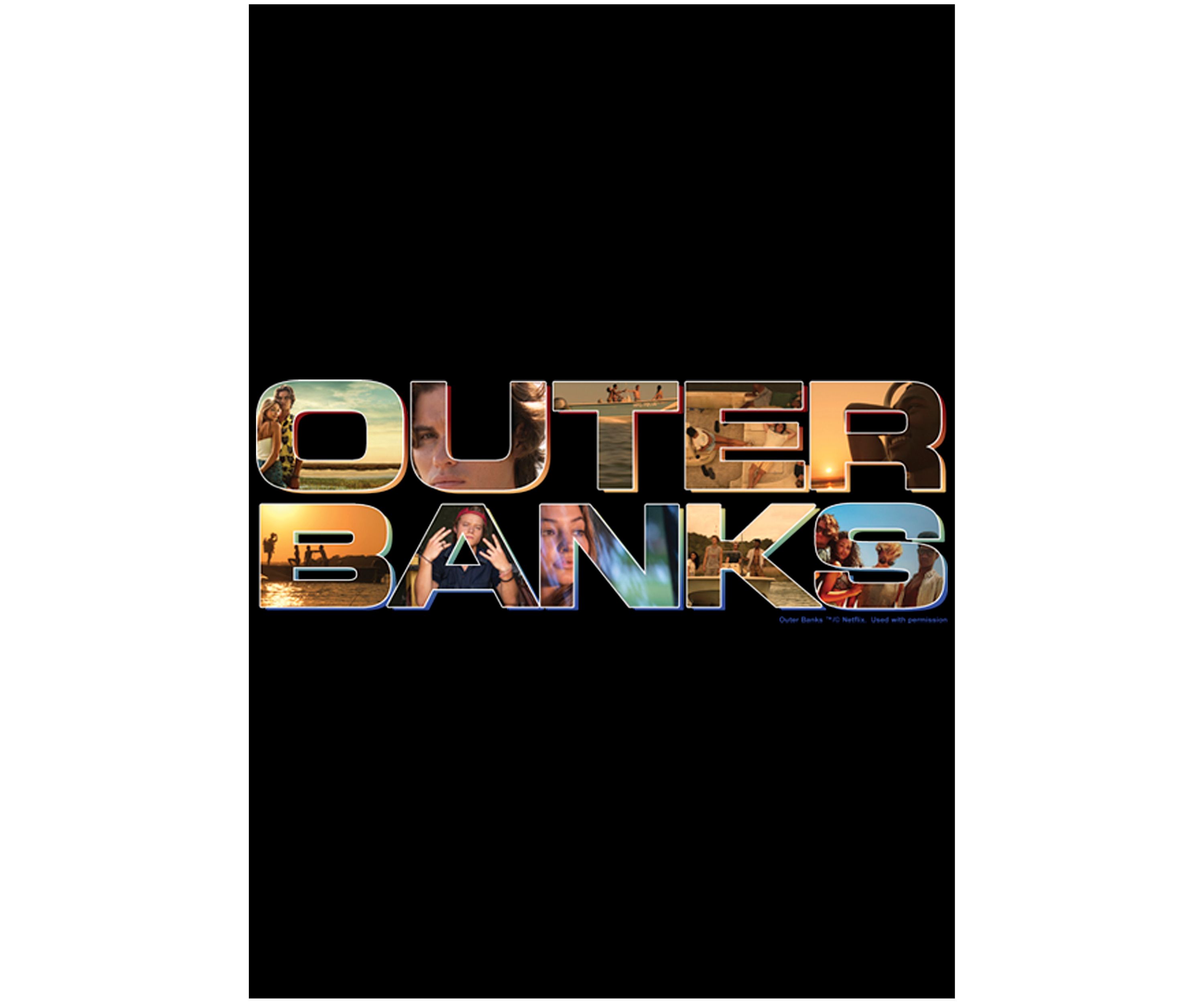 Outer Banks OBX Photo Logo Graphic Top