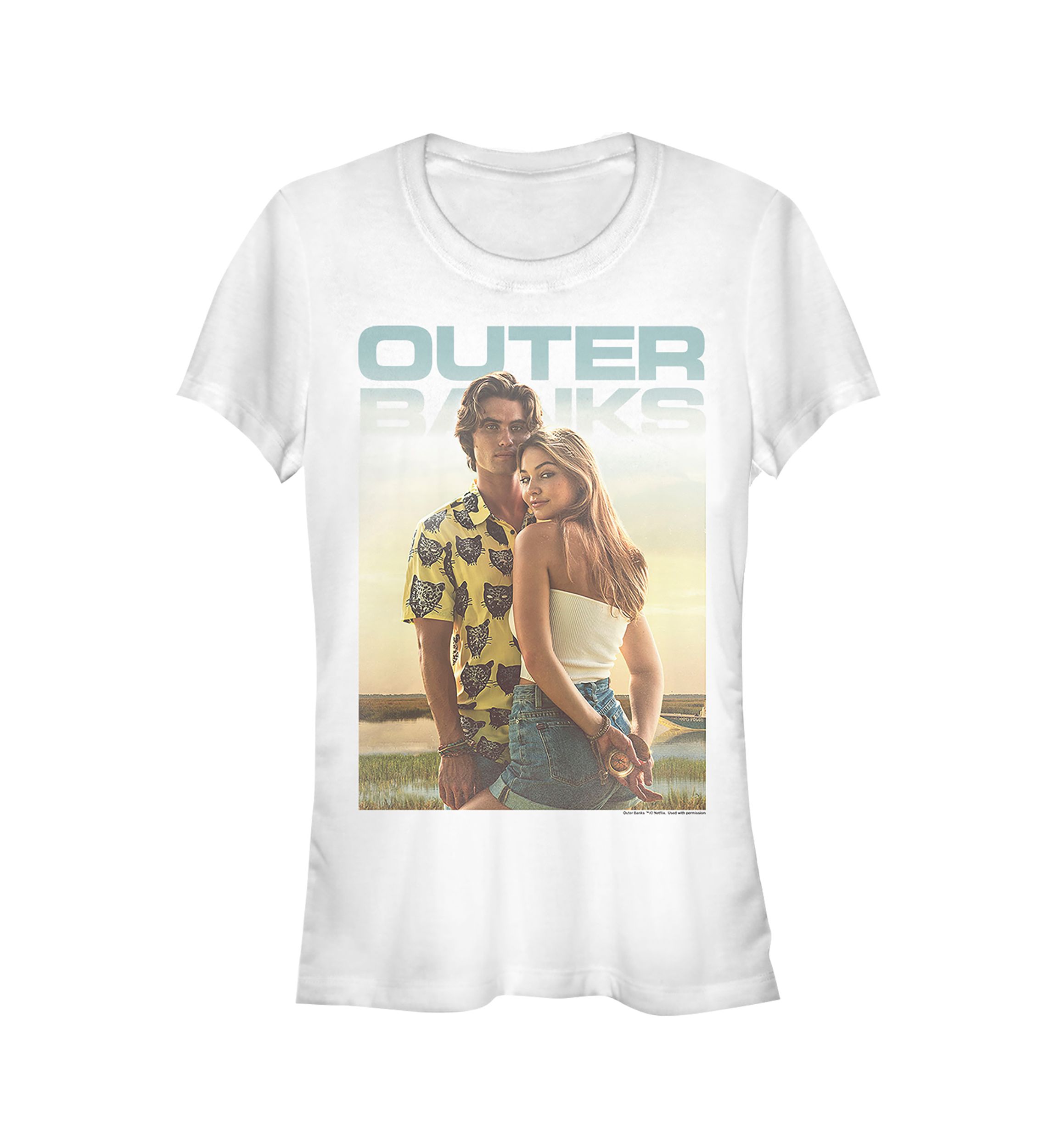 Outer Banks Poster Couple Graphic Top