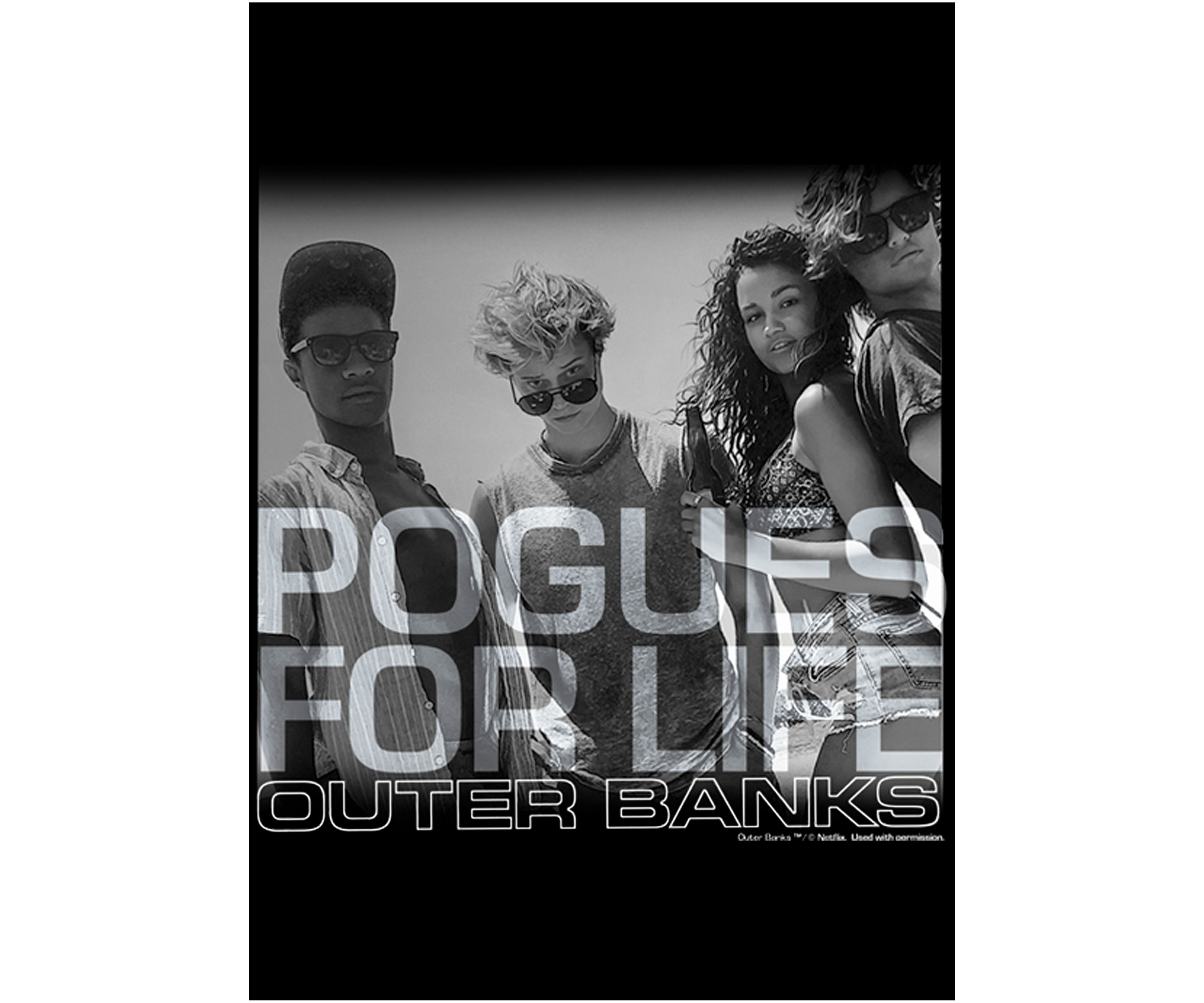 Outer Banks Pogues For Life Graphic Top