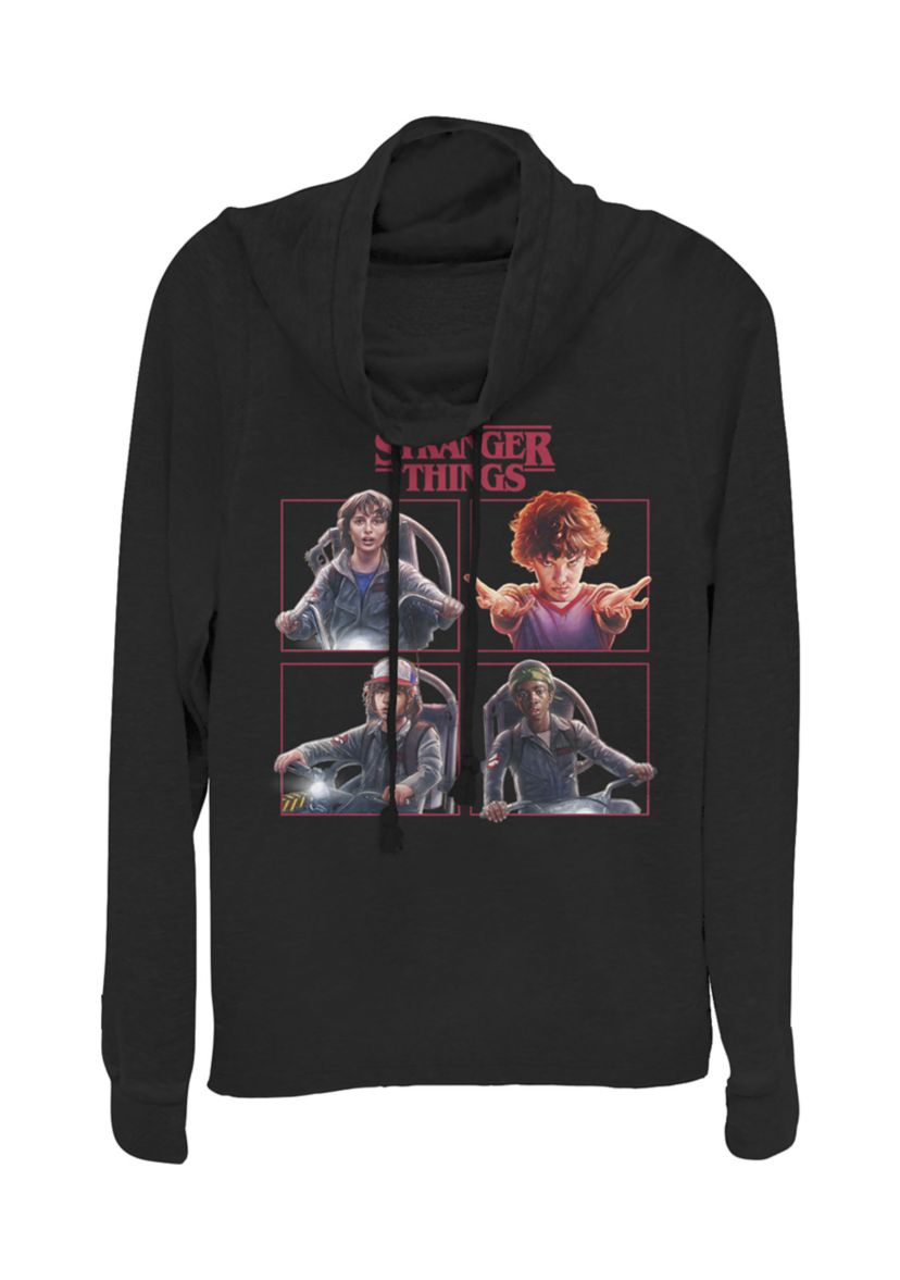 Juniors  Cast Box Up Graphic Pullover Top