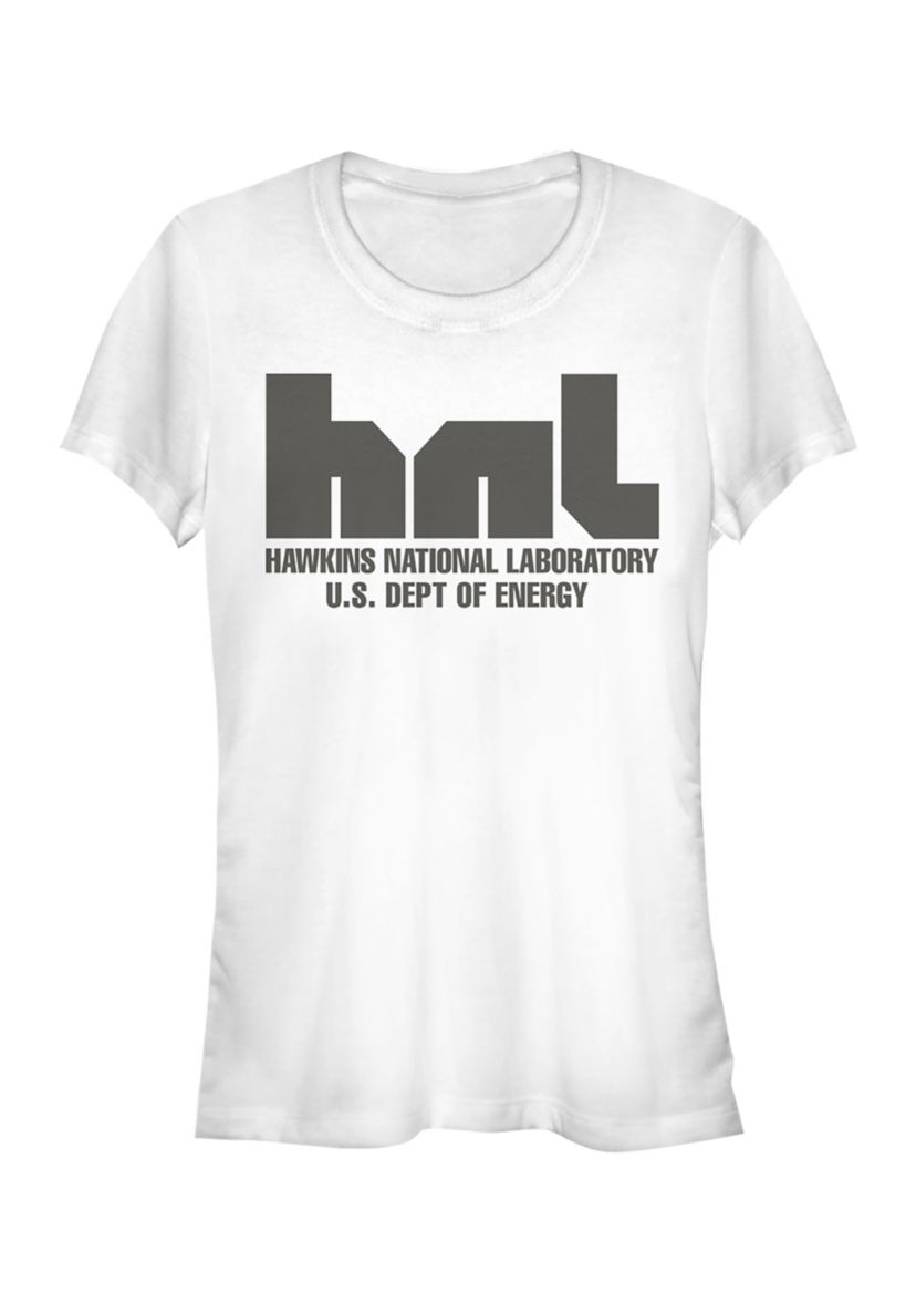 Juniors Hawkins National Laboratory Graphic T-Shirt