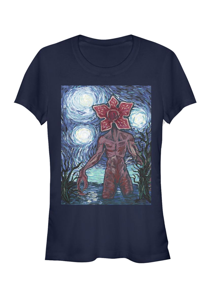 Juniors Starry Demogorgon Graphic T-Shirt
