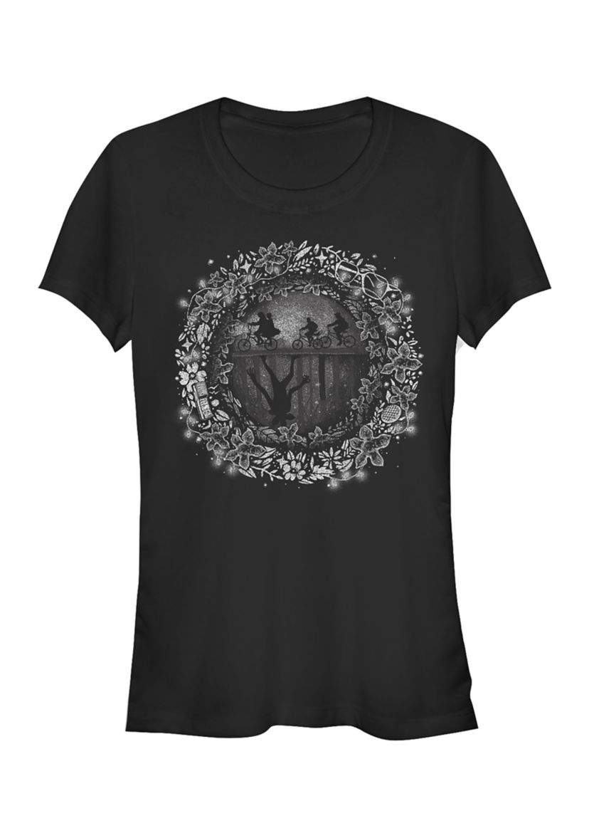 Juniors  Into the Upside Down Graphic T-Shirt