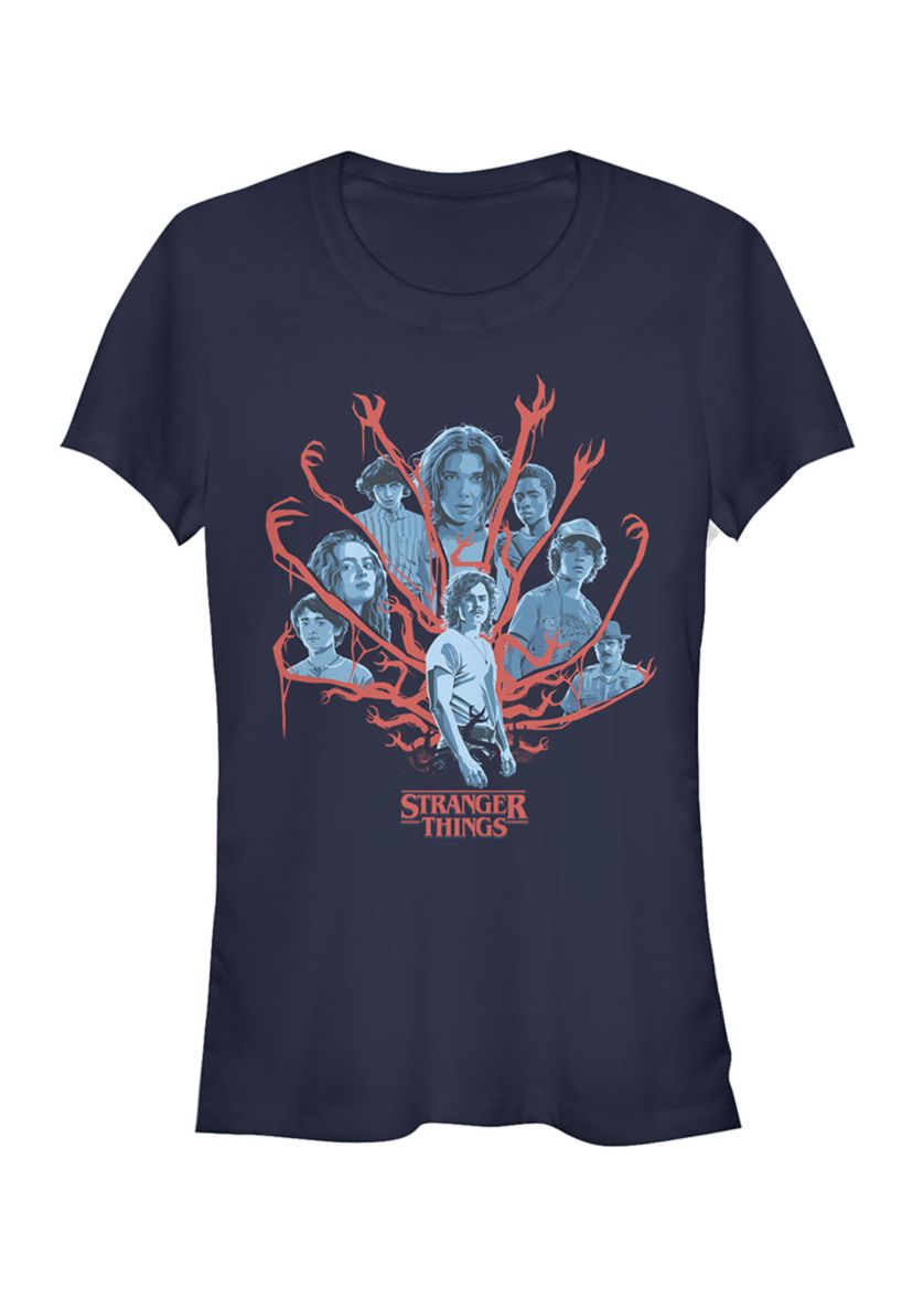 Juniors  Tonal Gorgon Group Shot Graphic T-Shirt