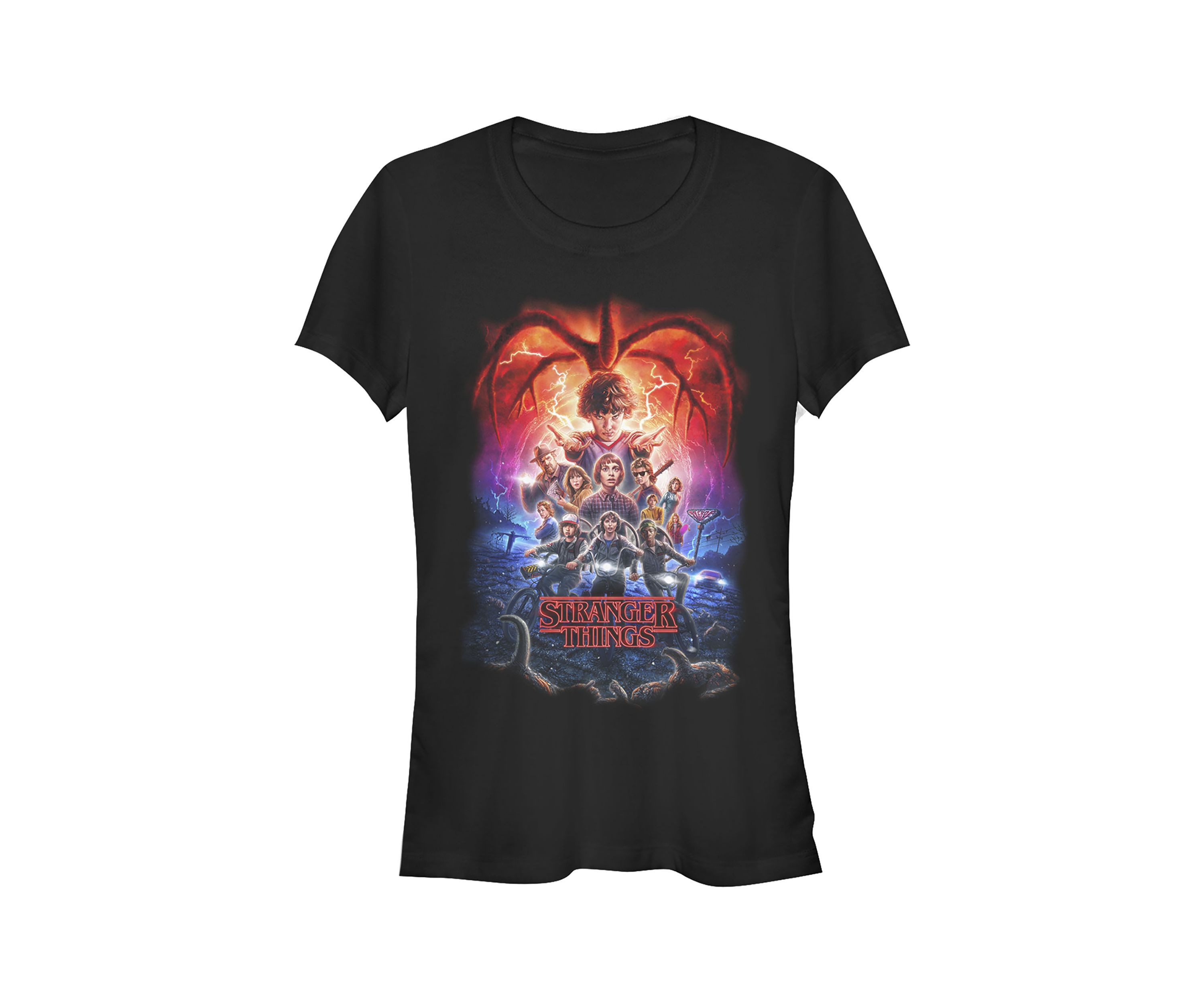 Juniors Group Pumpkins Poster Graphic T-Shirt
